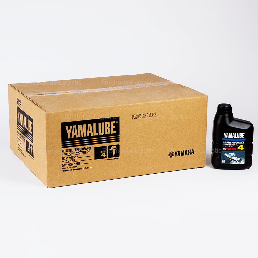 Моторное масло YAMALUBE 4Т SJ 10W-40, для 4-такт. лодочных моторов 4 Stroke, (Сингапур), (1л) 
