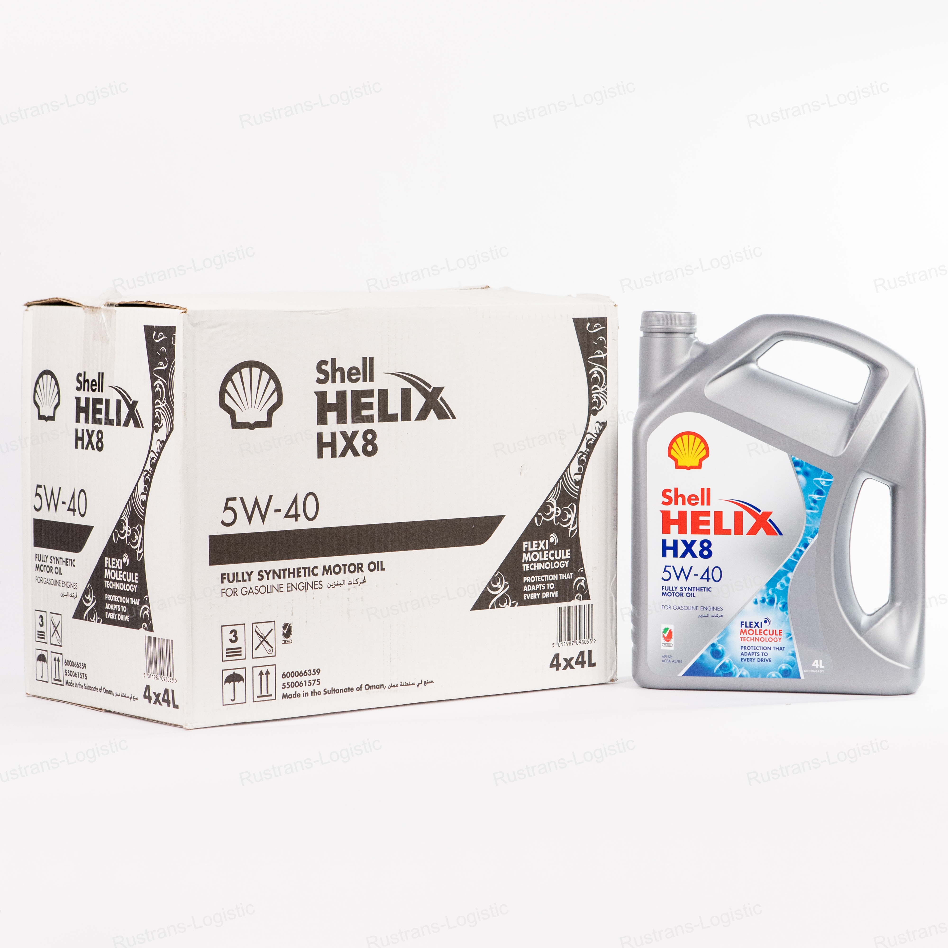 Моторное масло Shell Helix HX8 SP 5W-40 (A3/B4), MB 229.3, (Оман), (4л)