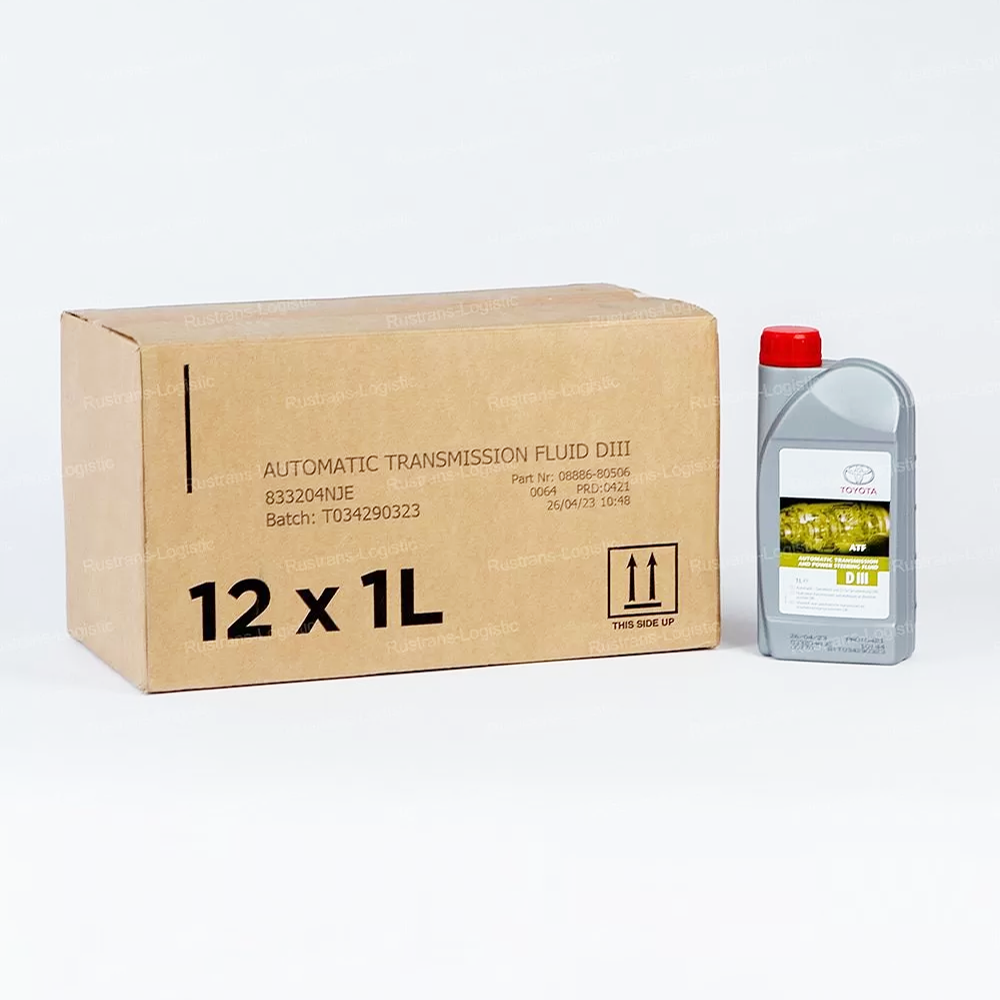 Трансмиссионное масло Toyota ATF Dexron III, для АКПП / ГУР, (Бельгия), (1л)