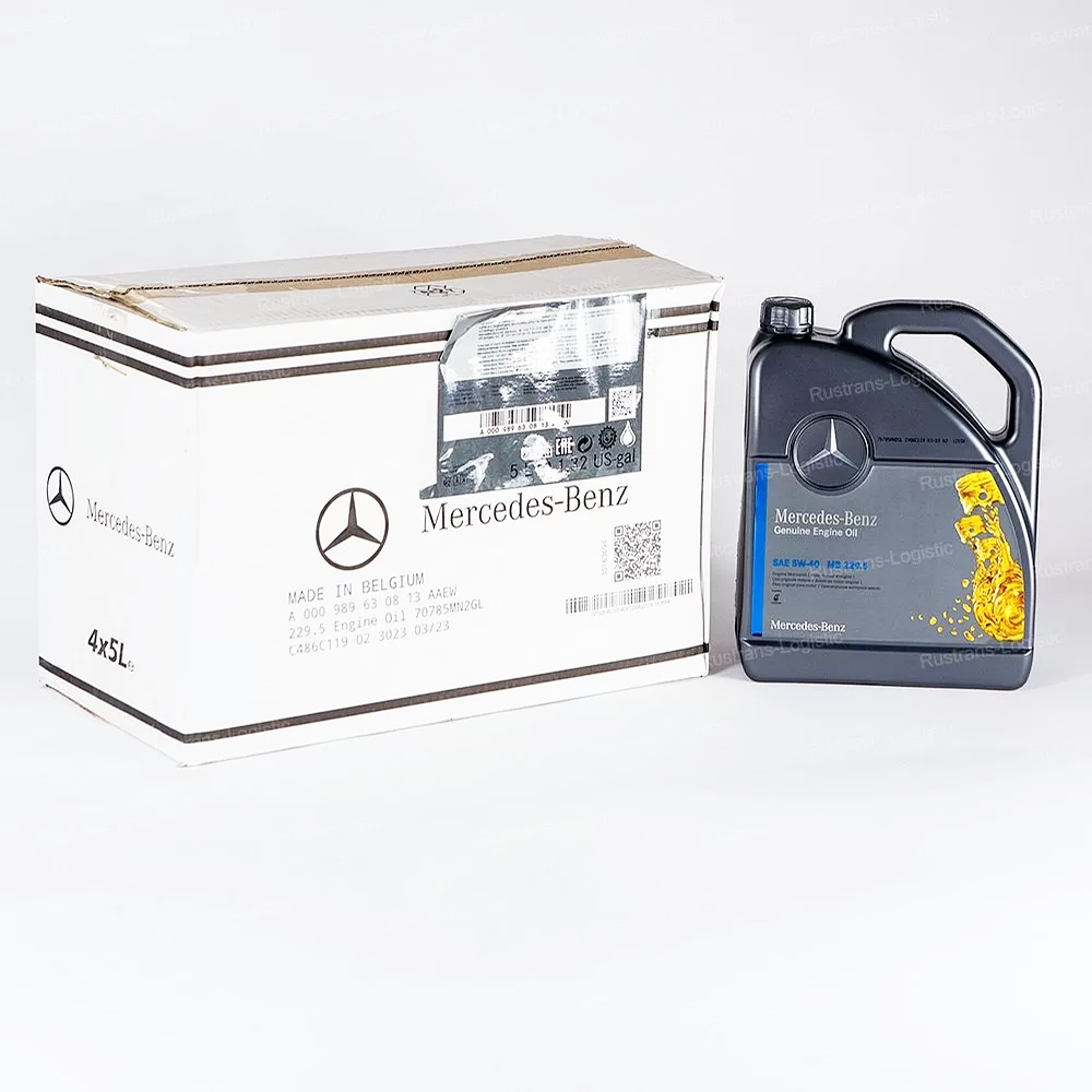 Моторное масло Mercedes-Benz 5W-40 / MB 229.5, бензин/дизель, (Бельгия), (5л)