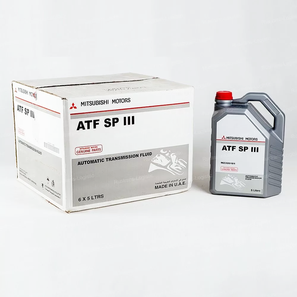 Трансмиссионное масло Mitsubishi ATF SP-III, для АКПП и ГУР, (Дубай), (5л)