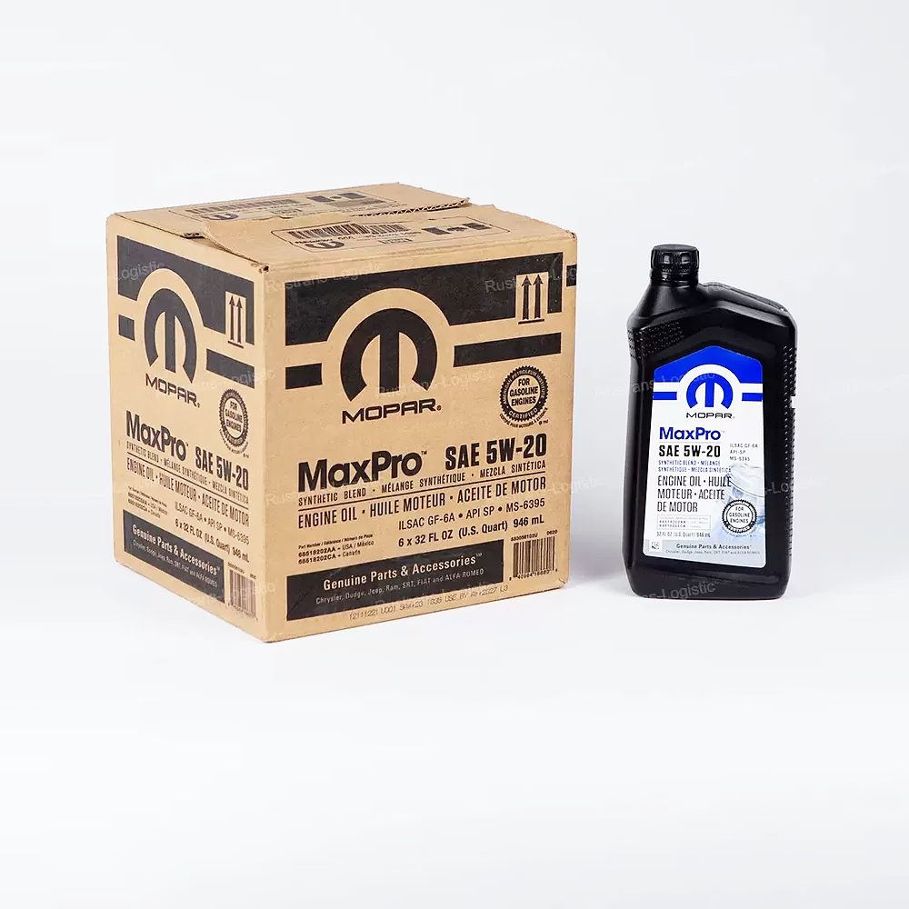 Моторное масло Mopar MaxPro SP 5W-20 / ILSAC GF-6A, MS-6395, бензин, (США), (0,946л)