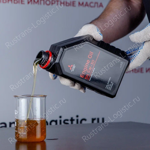 Цвет масла Mitsubishi SAE 5W-30 API SN ILSAC GF-5, (1л).jpg