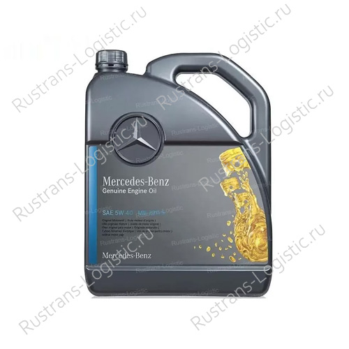 Моторное масло Mercedes-Benz SAE 5W-40 MB 229.5, бензин дизель, (Бельгия), (5л).webp.jpg