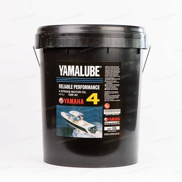 Моторное масло YAMALUBE 4Т SJ 10W-40, для 4-такт. лодочных моторов 4 Stroke, (Сингапур), (20л)