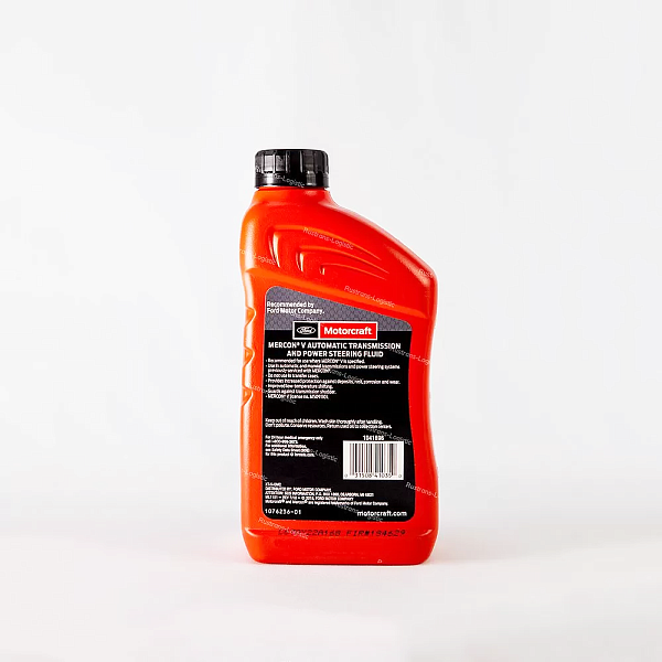 Трансмиссионное масло Ford Motorcraft ATF Mercon V, для АКПП / ГУР (красный), (США), (0,946л)