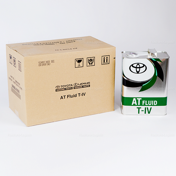 Трансмиссионное масло Toyota ATF Type T-IV, для АКПП (Таиланд), (4л)