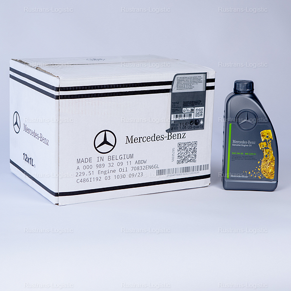 Моторное масло Mercedes-Benz 5W-30 / MB 229.51, бензин/дизель, (Бельгия), (1л.)