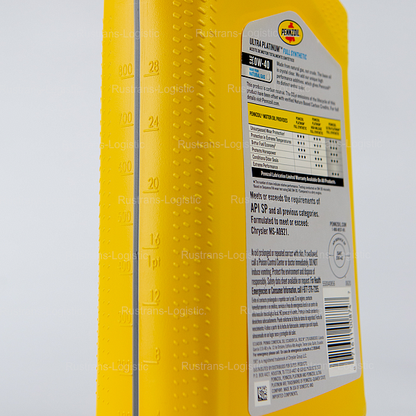 Моторное масло Pennzoil Ultra Platinum SP 0W-40, бензин/дизель, (США), (1л)