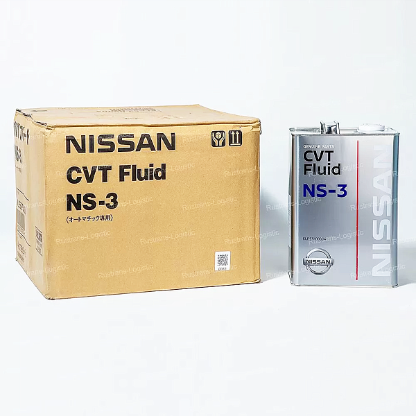 Трансмиссионное масло Nissan CVT Fluid NS-3, для вариаторов, (Япония), (4л)
