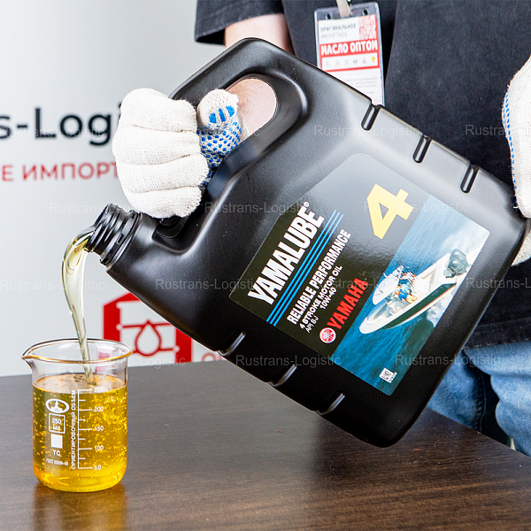 Моторное масло YAMALUBE 4Т SJ 10W-40, для 4-такт. лодочных моторов 4 Stroke, (Сингапур), (4л) 