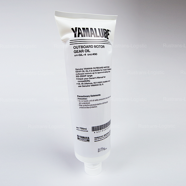 Трансмиссионное масло Yamalube Outboard Gear Oil GL-4 / SAE 90 в редуктор, (Сингапур), (750мл) 