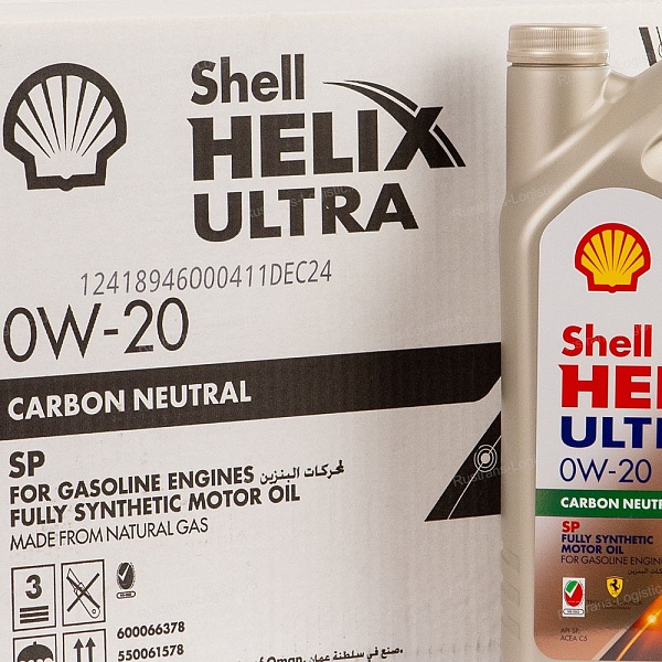 Моторное масло Shell Helix Ultra SP 0W-20 (C5), (Оман), (4л)