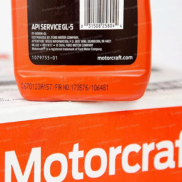 Трансмиссионное масло Ford Motorcraft Axle lubricant 80W-90, (Мост / МКПП), (США), (1л)
