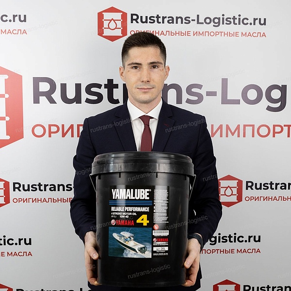Моторное масло YAMALUBE 4Т SJ 10W-40, для 4-такт. лодочных моторов 4 Stroke, (Сингапур), (20л)