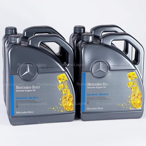 Моторное масло Mercedes-Benz 5W-40 / MB 229.5, бензин/дизель, (Бельгия), (5л)