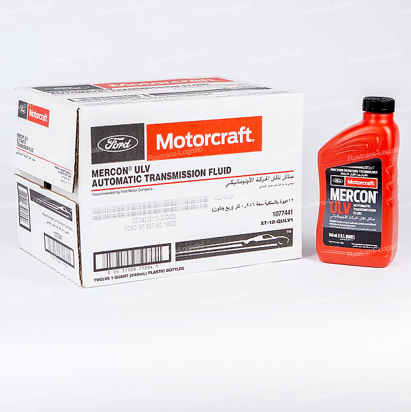 Трансмиссионное масло Ford Motorcraft ATF Mercon ULV, для АКПП (красный), (США), (0,946л.)