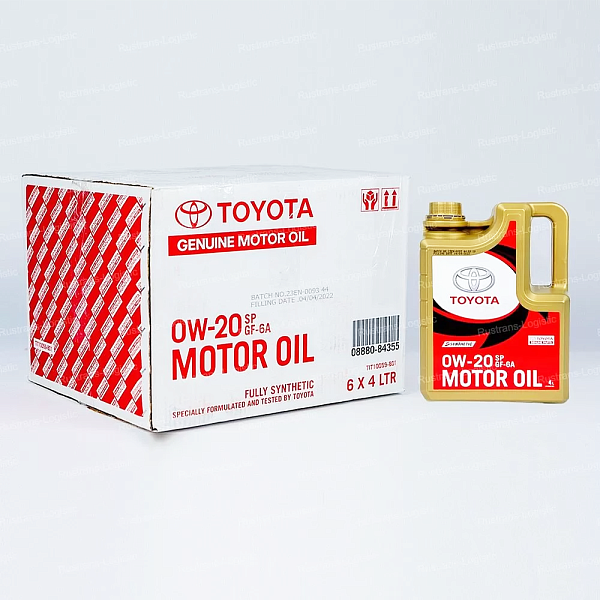 Моторное масло Toyota SP 0W-20 / ILSAC GF-6A, для бенз. двигателей, (Дубай), (4л)