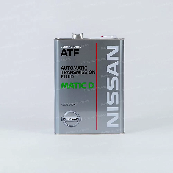 Трансмиссионное масло Nissan ATF Matic D, для АКПП, (Япония), (4л)