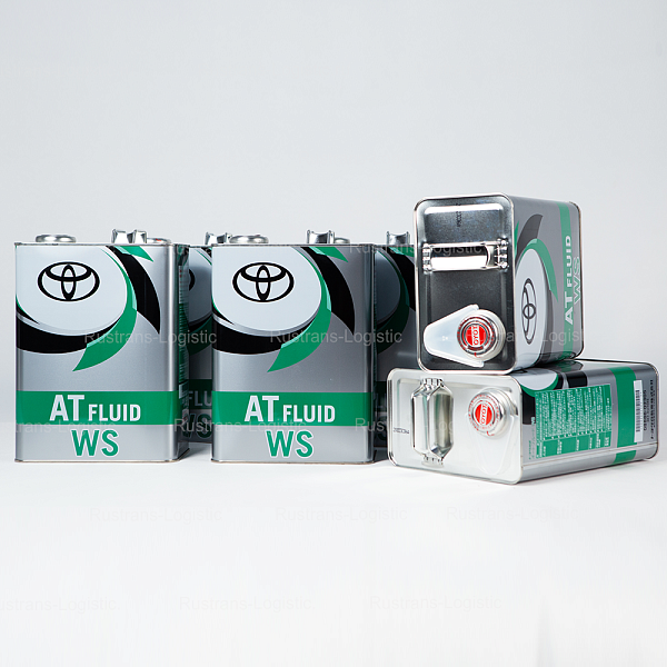 Трансмиссионное масло Toyota ATF WS, для АКПП, (Япония), (4л)