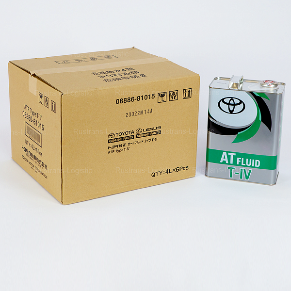Трансмиссионное масло Toyota ATF Type T-IV, для АКПП, (Япония), (4л)