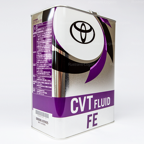 Трансмиссионное масло Toyota CVTF FE, для вариаторов, (Таиланд), (4л)