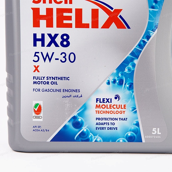 Моторное масло Shell Helix HX8 X SP 5W-30 (A3/B4), MB 229.5, (Оман), (5л)