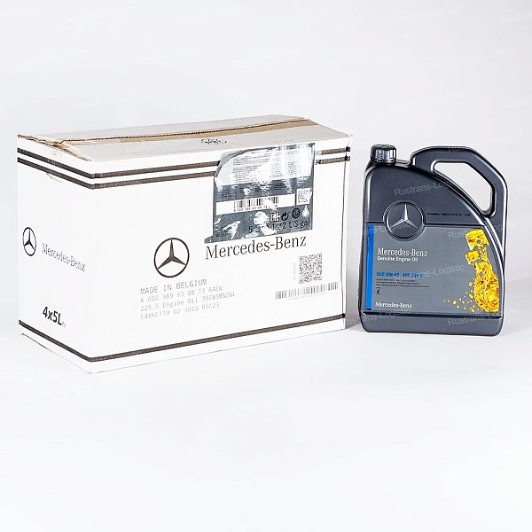 Моторное масло Mercedes-Benz 5W-40 / MB 229.5, бензин/дизель, (Бельгия), (5л)