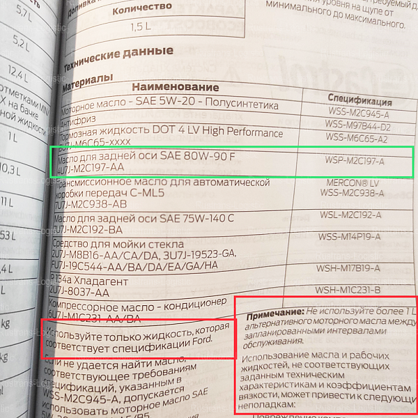 Трансмиссионное масло Ford Motorcraft Axle lubricant 80W-90, (Мост / МКПП), (США), (1л)