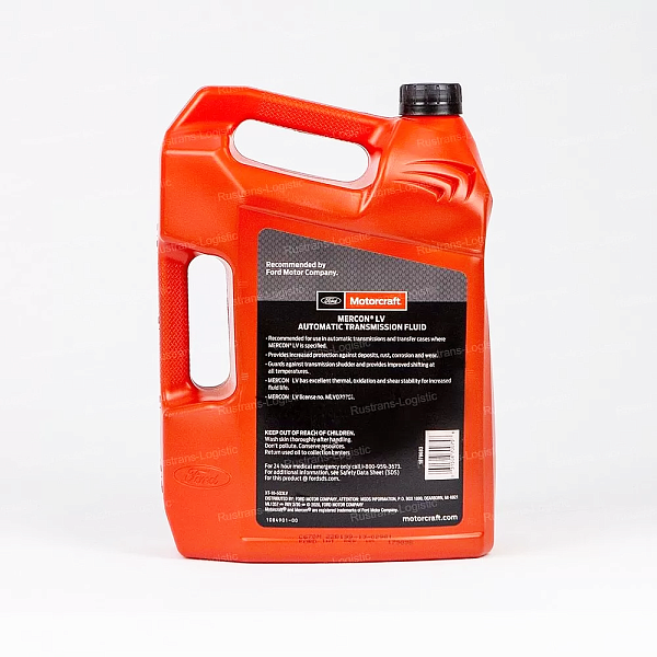 Трансмиссионное масло Ford Motorcraft ATF Mercon LV, для АКПП / ГУР (красный), (США), (4,73л)