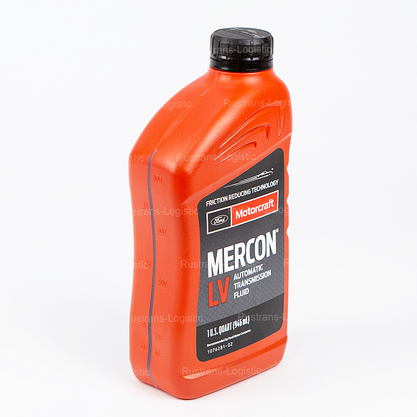 Трансмиссионное масло Ford Motorcraft ATF Mercon LV, для АКПП / ГУР (красный), (США), (0,946л.)