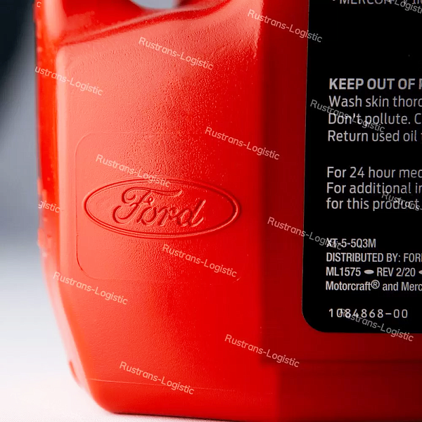 Трансмиссионное масло Ford Motorcraft ATF Mercon V, для АКПП / ГУР (красный), (США), (4,73л)