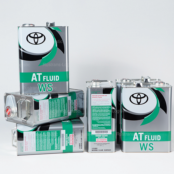 Трансмиссионное масло Toyota ATF WS, для АКПП, (Япония), (4л)