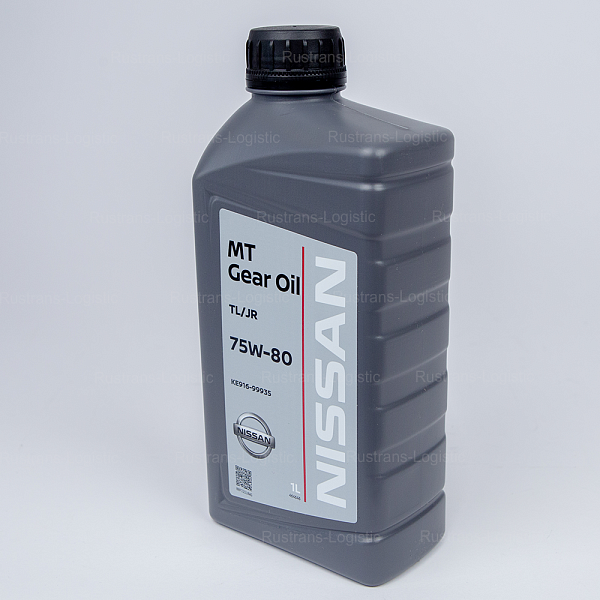Трансмиссионное масло Nissan GEAR OIL TL/JR 75W-80, для МКПП, (Европа), (1л)