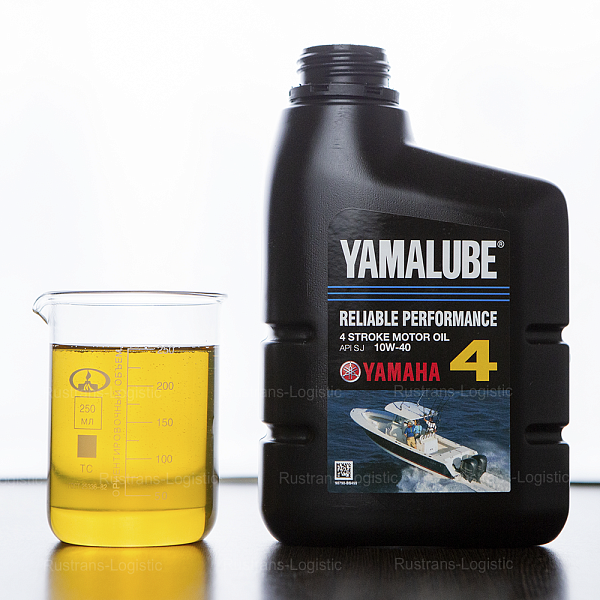 Моторное масло YAMALUBE 4Т SJ 10W-40, для 4-такт. лодочных моторов 4 Stroke, (Сингапур), (1л) 