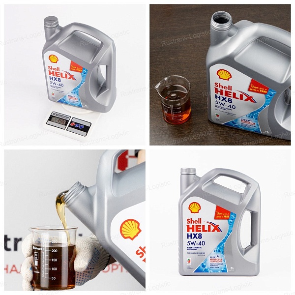 Моторное масло Shell Helix HX8 SP 5W-40 (A3/B4), MB 229.3, (Оман), (5л)