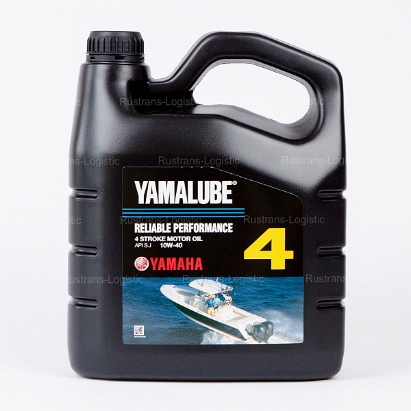 Моторное масло YAMALUBE 4Т SJ 10W-40, для 4-такт. лодочных моторов 4 Stroke, (Сингапур), (4л) 