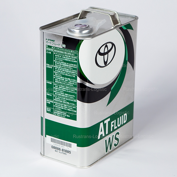 Трансмиссионное масло Toyota ATF WS, для АКПП, (Таиланд), (4л)