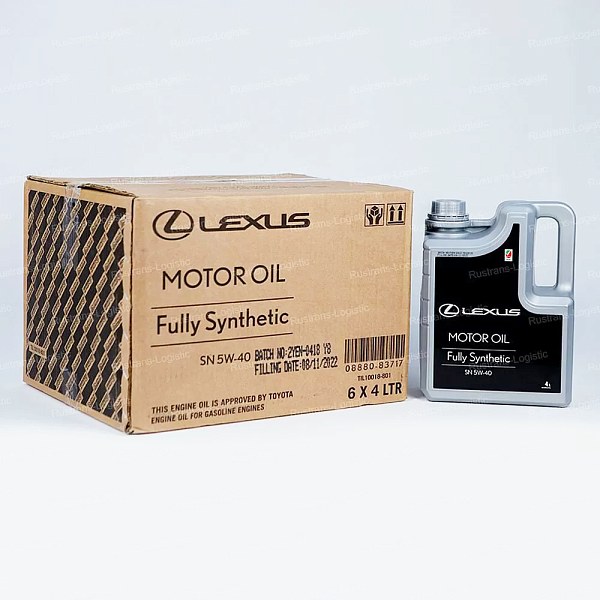 Моторное масло Lexus SN 5W-40 / ILSAC GF-5, для бенз. двигателей, (Дубай), (4л)