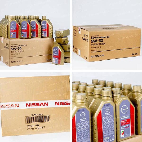 Моторное масло Nissan SP 5W-30 / ILSAC GF-6, для бенз. двигателей, (Дубай), (1л)