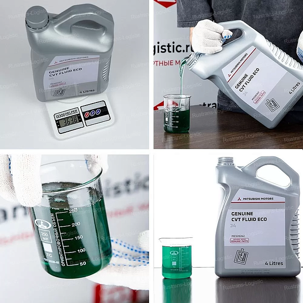 Трансмиссионное масло Mitsubishi CVT FLUID ECO J4, для вариаторов, (Таиланд), (4л)