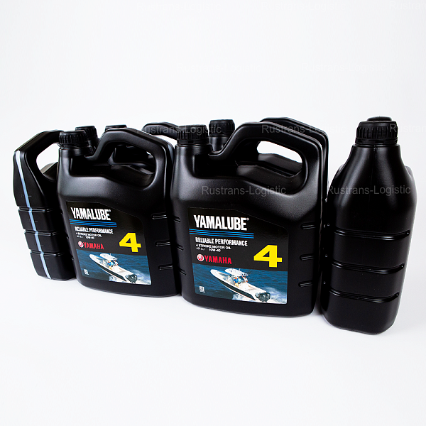 Моторное масло YAMALUBE 4Т SJ 10W-40, для 4-такт. лодочных моторов 4 Stroke, (Сингапур), (4л) 