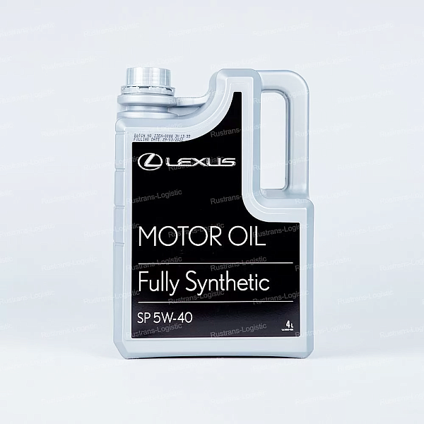Моторное масло Lexus SP 5W-40 / ILSAC GF-6, для бенз. двигателей, (Дубай), (4л)