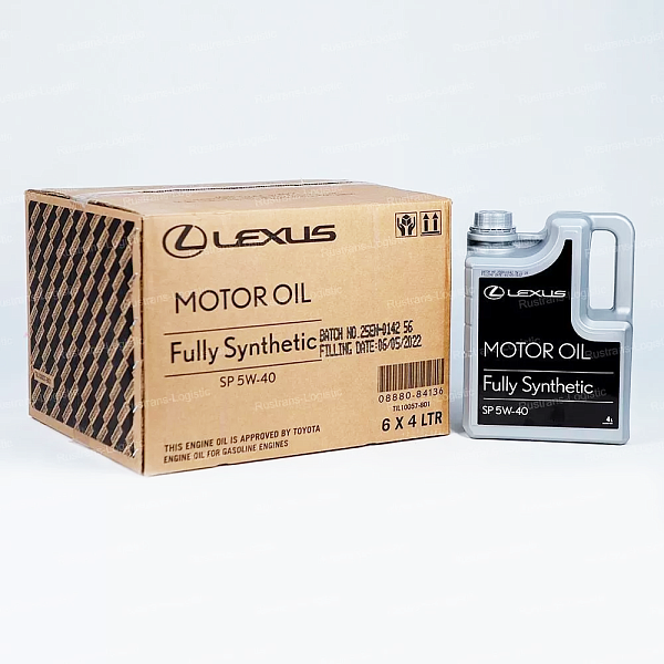 Моторное масло Lexus SP 5W-40 / ILSAC GF-6, для бенз. двигателей, (Дубай), (4л)