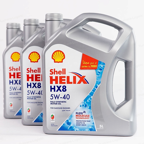 Моторное масло Shell Helix HX8 SP 5W-40 (A3/B4), MB 229.3, (Оман), (5л)