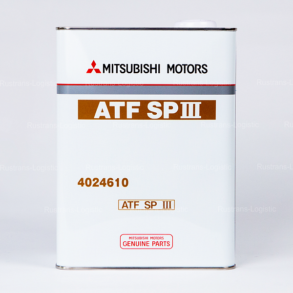 Трансмиссионное масло Mitsubishi ATF SP-III, для АКПП и ГУР, (Япония), (4л)