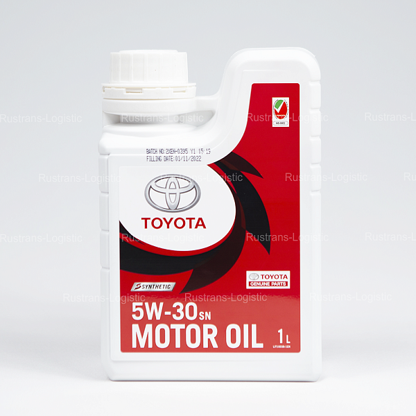 Моторное масло Toyota SN 5W-30 / ILSAC GF-5, для бенз. двигателей, (Дубай), (1л)