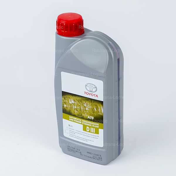 Трансмиссионное масло Toyota ATF Dexron III, для АКПП / ГУР, (Бельгия), (1л)