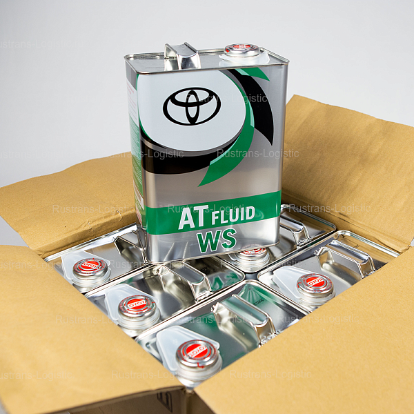 Трансмиссионное масло Toyota ATF WS, для АКПП, (Япония), (4л)