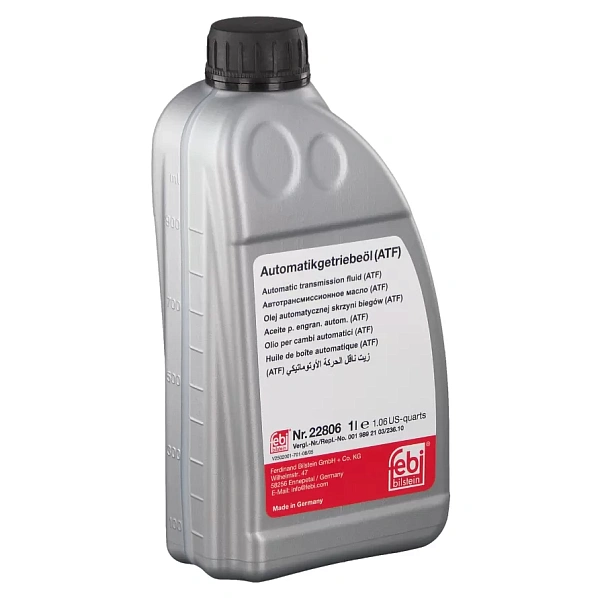 Трансмиссионное масло Febi ATF Dexron III G/H, синтетическое, (Германия), (1 л)